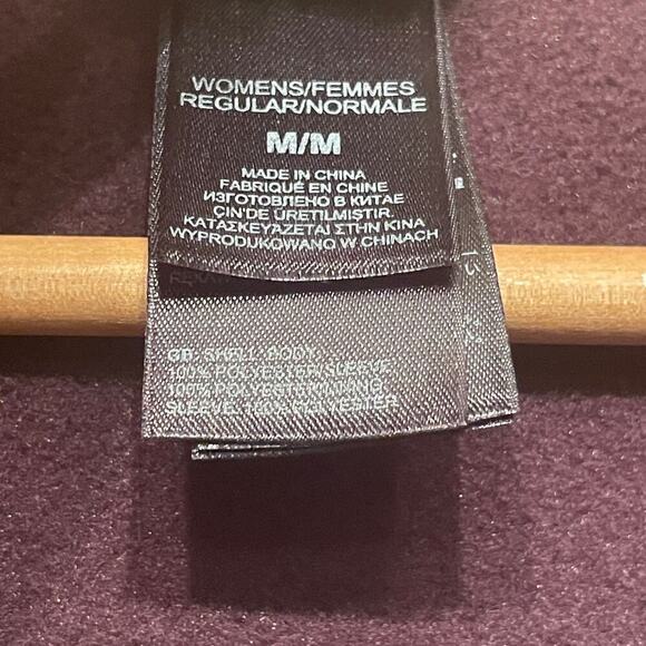 The North Face Women’s M Fleece Jacket | Plum Full Zip Outdoor Layer NWOT - Picture 7 of 10